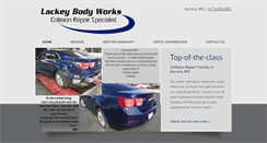 Desktop Screenshot of lackeybodyworks.com